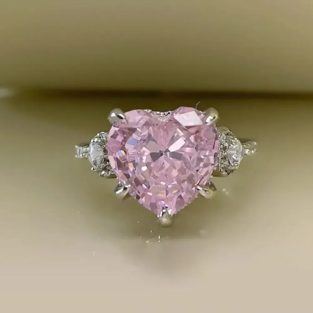 Elegant Ring With Heart Design Perfect Gift for Your Love one!